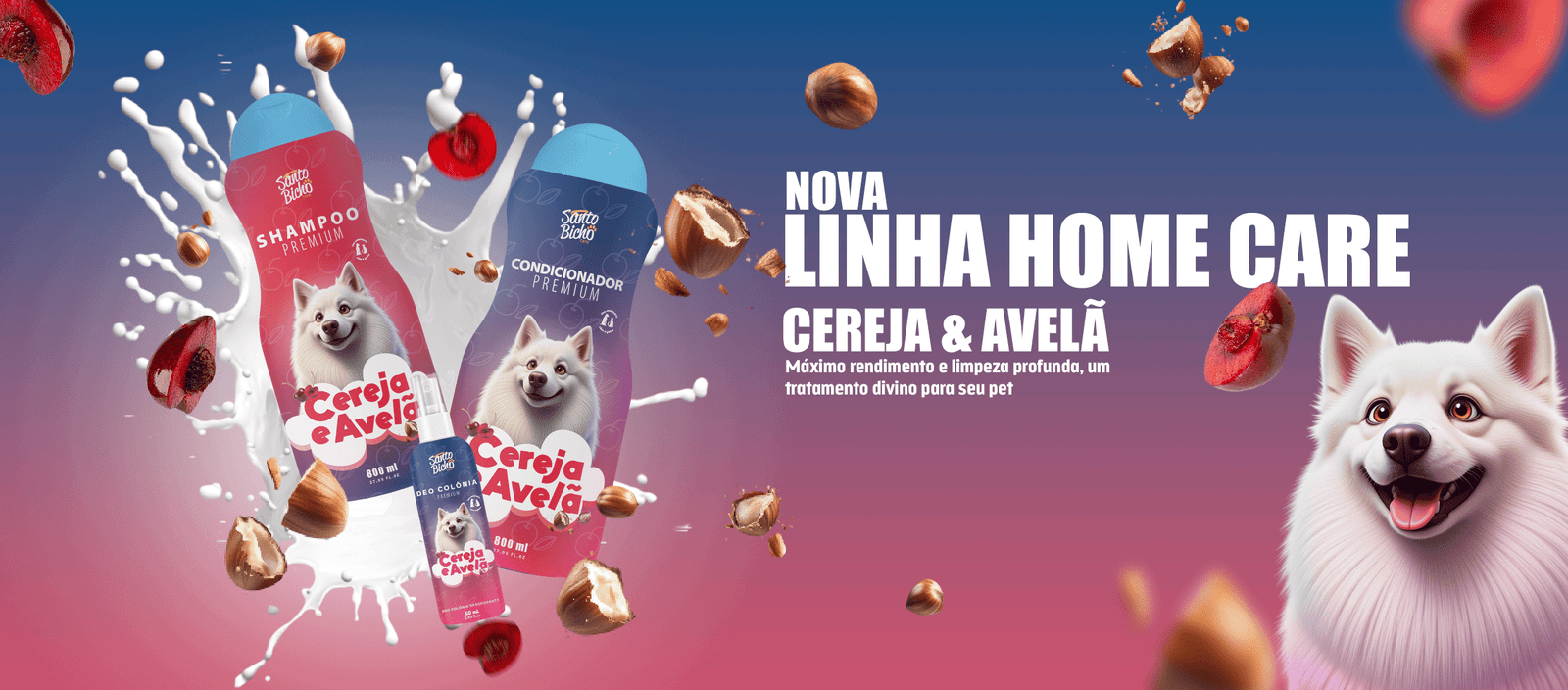 Lançamento Home Care - Santo Bicho Care Premium